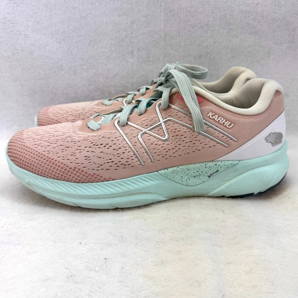 Women’s Karhu Fusion 3.5 Running Shoes ORTIX Pink & Teal Sneakers size 10.5